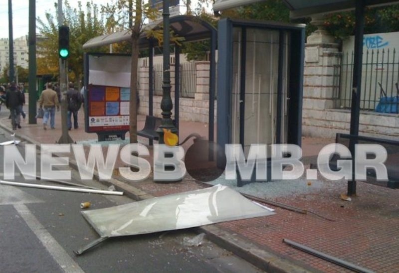 Ένταση με μολότοφ και χημικά στο συλλαλητήριο 