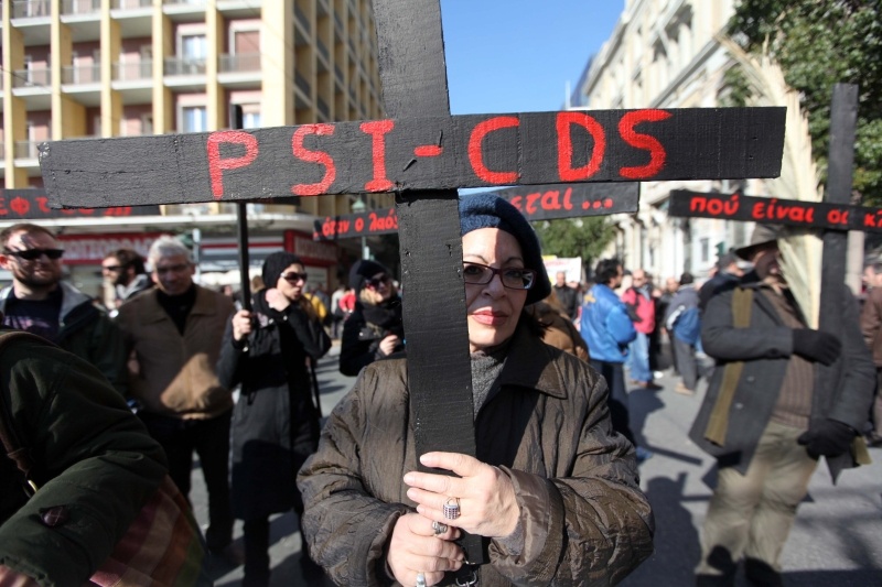 Φωτορεπορτάζ από τις σημερινές διαδηλώσεις