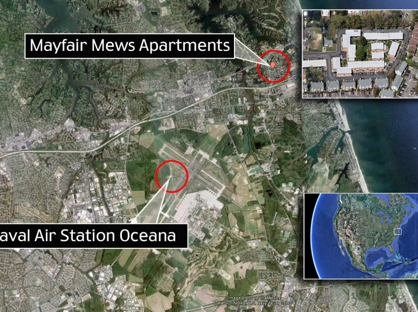 Εικόνες από την πτώση αεροσκάφους σε κατοικημένη περιοχή 