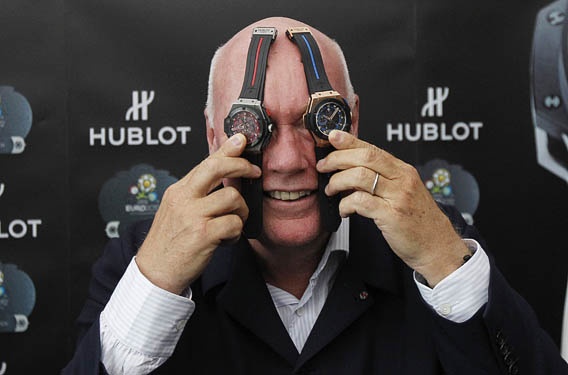 H Hublot παρουσιάζει τα επίσημα ρολόγια του Euro 2012