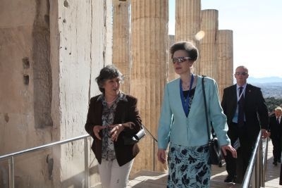 Η πριγκίπισσα Άννα της Βρετανίας στην Αθήνα (φωτό)