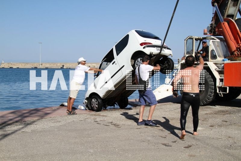 Κατάκολο: Άνεργος βούτηξε στο λιμάνι με το αυτοκίνητο (ΒΙΝΤΕΟ-ΦΩΤΟ)