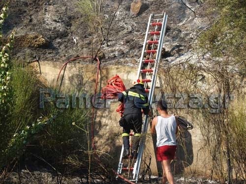 Πυρκαγιά στην Πρέβεζα – Τραυματίστηκε Υποπυραγός (ΒΙΝΤΕΟ – ΦΩΤΟ)