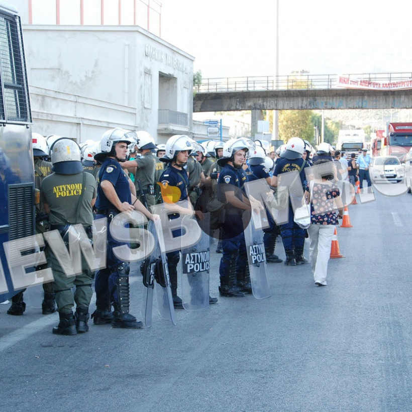 Ένταση τα ξημερώματα στη Χαλυβουργία