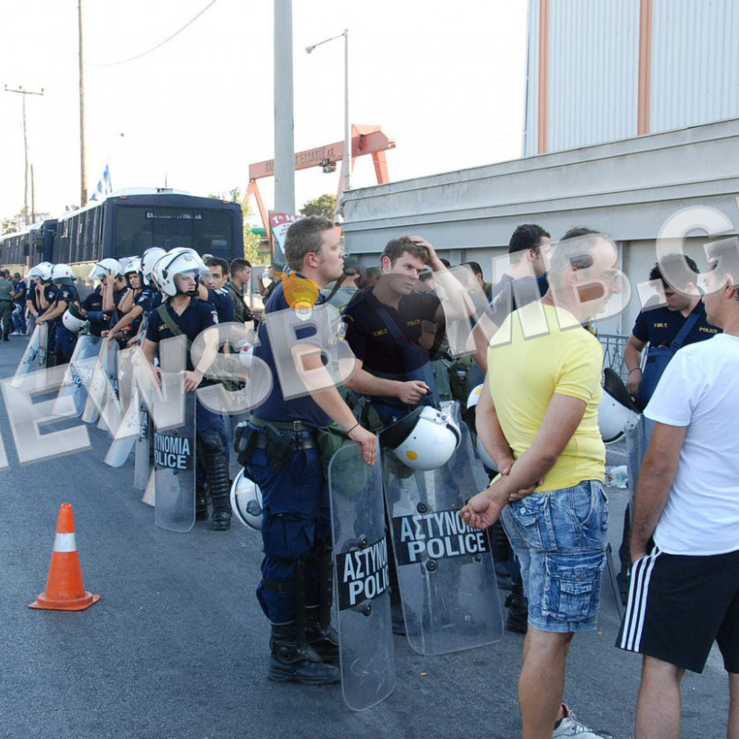 Ένταση τα ξημερώματα στη Χαλυβουργία