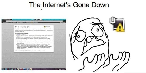 Τι γίνεται όταν πέφτει το...internet! (pics)