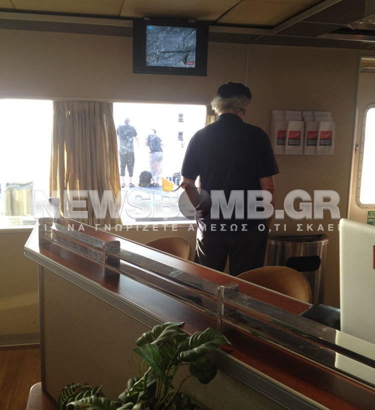 Φωτογραφίες: Ο Ανωμερίτης στα VIP για Νάξο