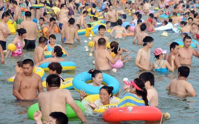 Μια ζεστή μέρα στην Κίνα (pics) 