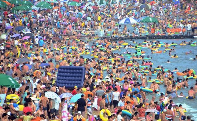 Μια ζεστή μέρα στην Κίνα (pics) 