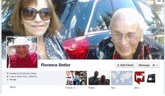 Αυτή είναι η γηραιότερη χρήστης του Facebook, ετών 101! (pics)