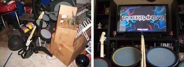 Το σπίτι με και χωρίς γυναίκα (pics)