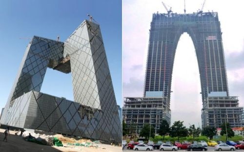 Ο ουρανοξύστης που μοιάζει με παντελόνι! (pics)