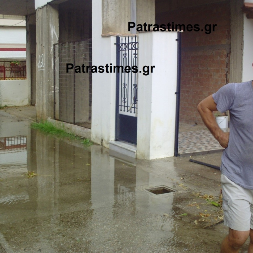 Η Πάτρα «πνίγεται» από την κακοκαιρία (video –pics)