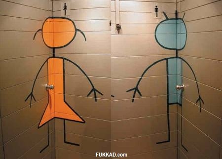 Πρωτότυπα σήματα για δημόσιες τουαλέτες!