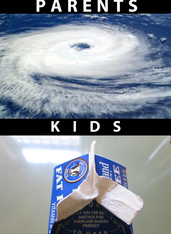 Τι βλέπουν οι γονείς VS τι βλέπουν τα παιδιά (pics)