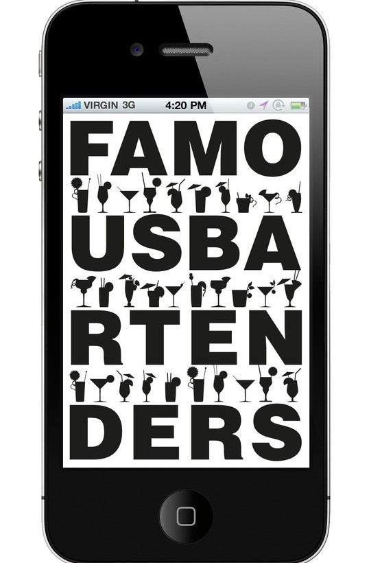 Famous Bartenders app από την οικογένεια του The Famous Grouse