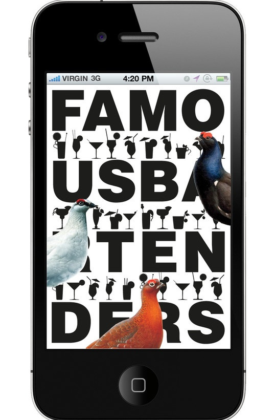 Famous Bartenders app από την οικογένεια του The Famous Grouse