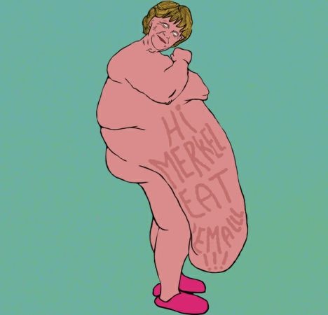 Η Γερμανίδα καγκελάριος… καλλιτεχνική έμπνευση 