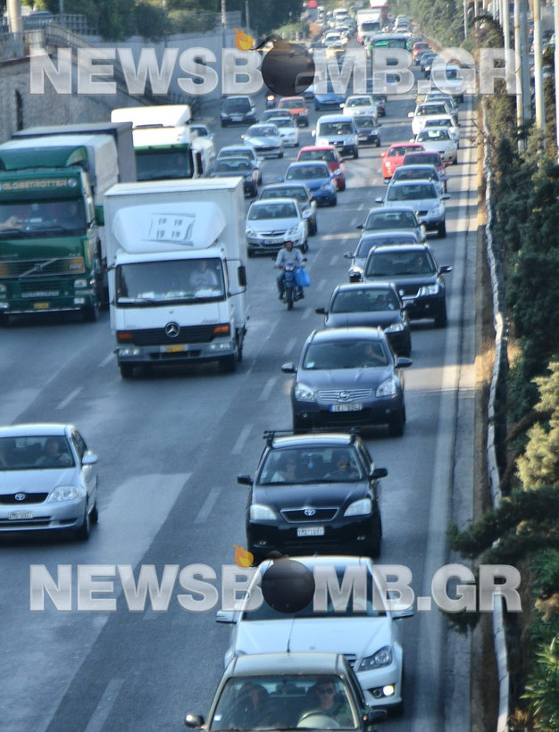 Χάος στους δρόμους της Αθήνας - Πού υπάρχει μποτιλιάρισμα