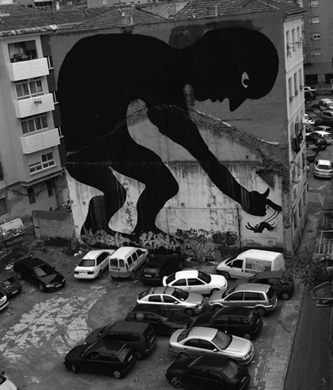 Απίθανες φωτογραφίες με γιγάντια γκράφιτι!