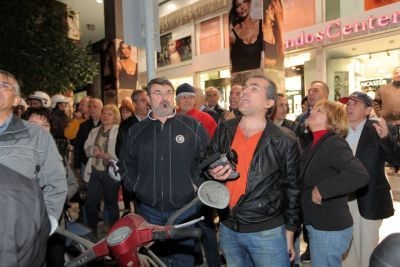 Φυγαδεύτηκε ο Βενιζέλος έξω από την ΤτΕ