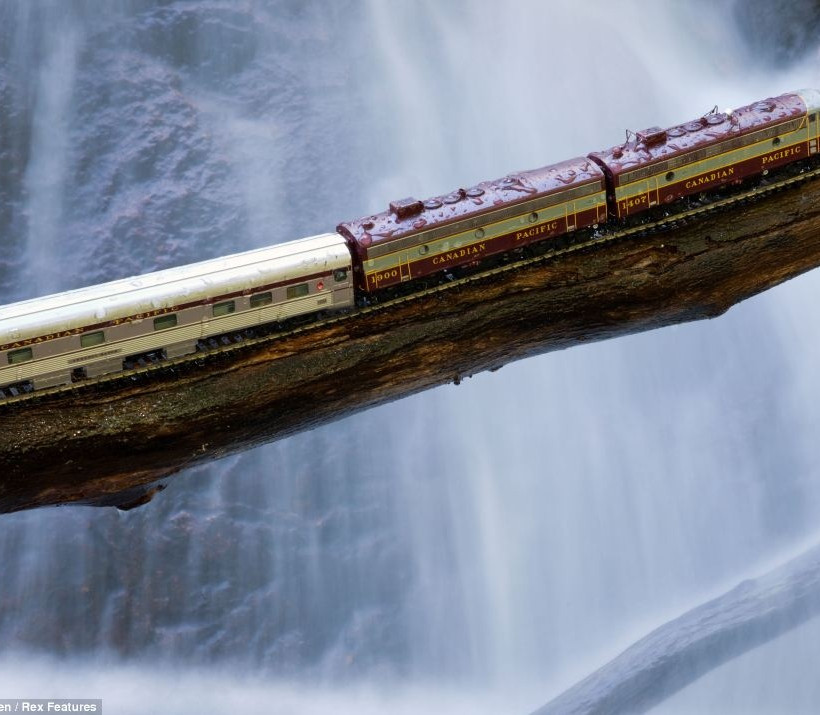 Ταξίδι στον Καναδά με τρένο-μινιατούρα (pics)