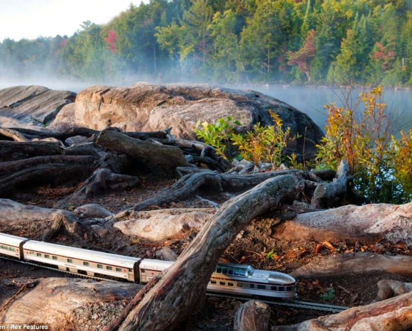Ταξίδι στον Καναδά με τρένο-μινιατούρα (pics)