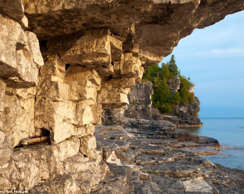 Ταξίδι στον Καναδά με τρένο-μινιατούρα (pics)