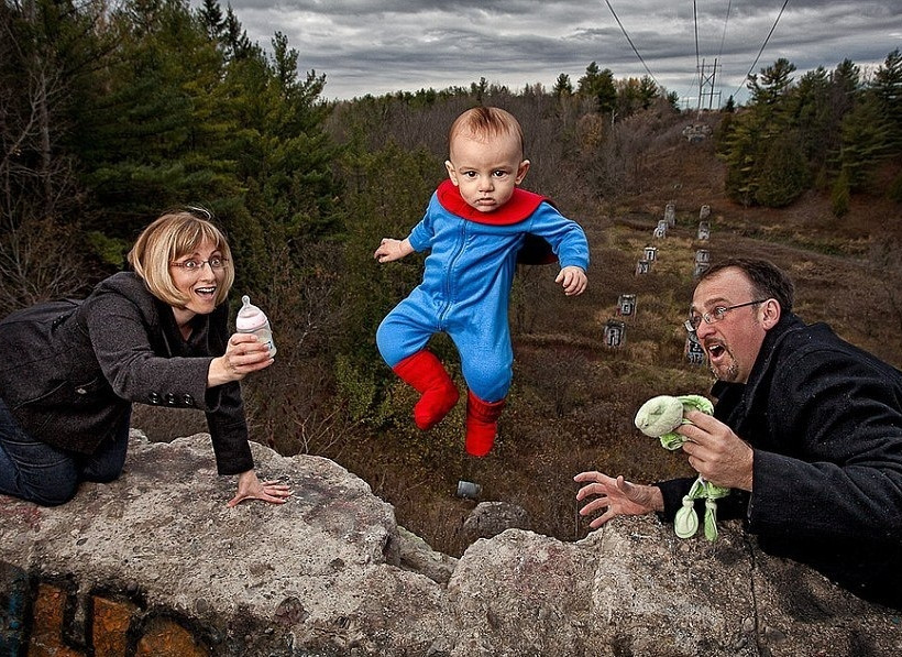 Οικογενειακές φωτογραφίες που αψηφούν τους νόμους της βαρύτητας!