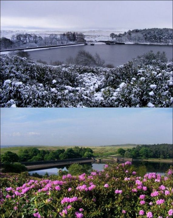 Χειμώνας VS Καλοκαίρι: Τα ίδια μέρη σε διαφορετικές εποχές (pics)
