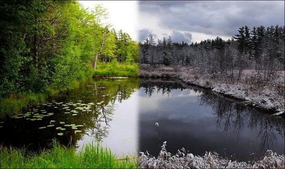 Χειμώνας VS Καλοκαίρι: Τα ίδια μέρη σε διαφορετικές εποχές (pics)
