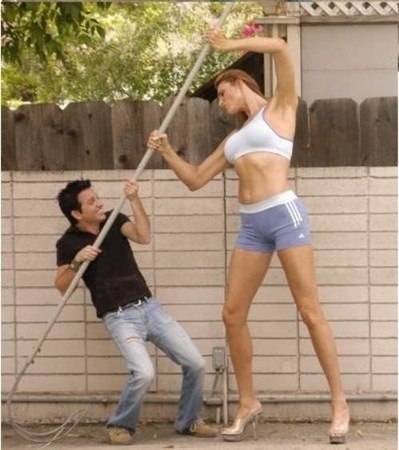 Πως είναι το ψηλότερο μοντέλο στον κόσμο(pics)