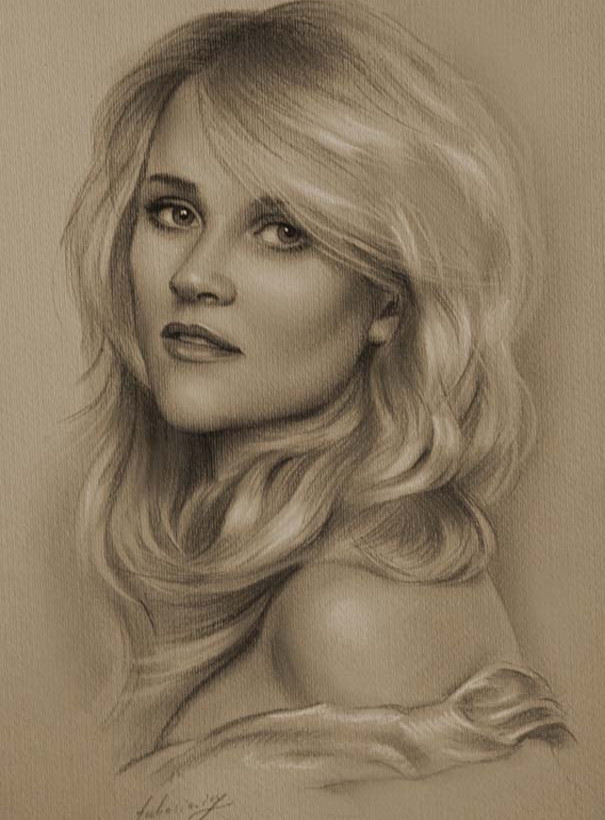 Εκπληκτικά πορτραίτα διασήμων με μολύβι (pics)