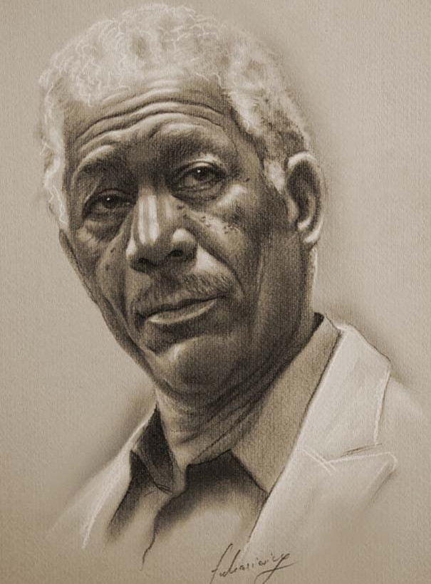 Εκπληκτικά πορτραίτα διασήμων με μολύβι (pics)