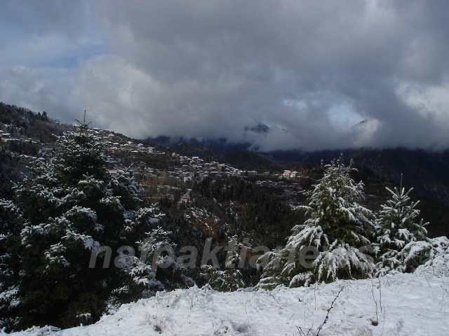 Δείτε την ορεινή Ναυπακτία ντυμένη στα λευκά!( pics)