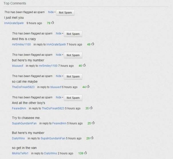 15 από τα πιο αστεία σχόλια στο YouTube