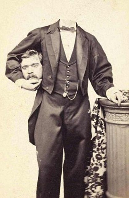 Το Photoshop του 19ου αιώνα: Η μανία με τα ακέφαλα πορτρέτα