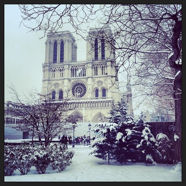 Εκπληκτικές φωτογραφίες του χιονισμένου Παρισιού