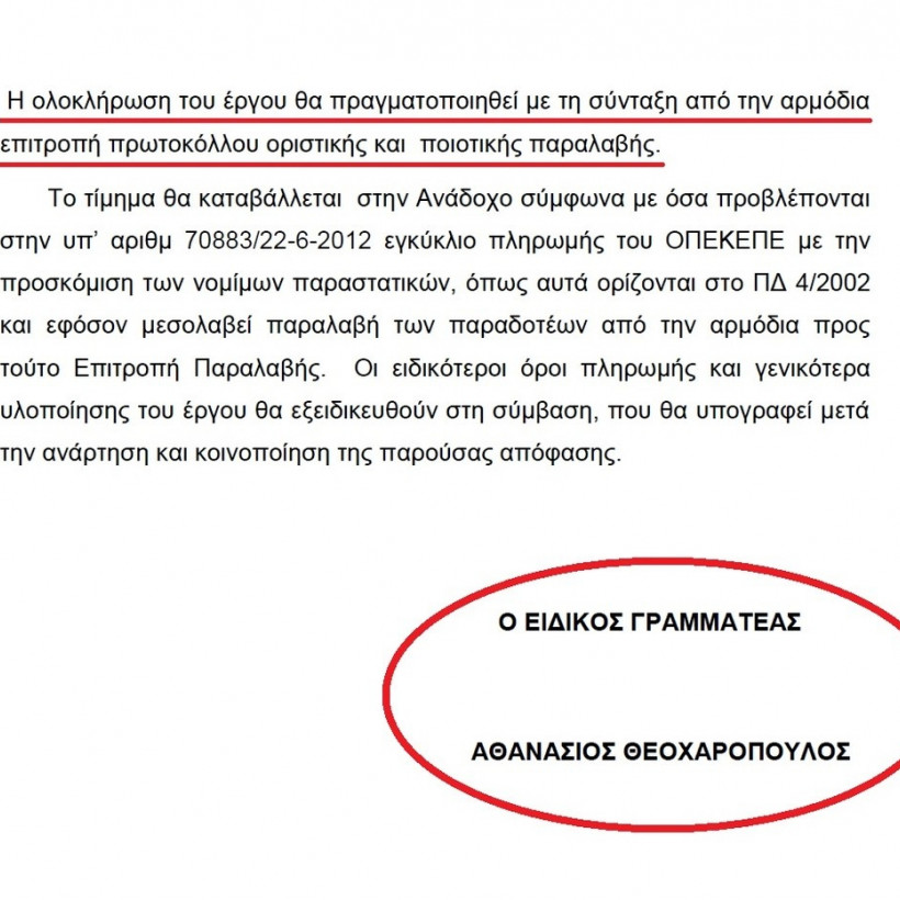 Ανάθεση 18.450 ευρώ με σφραγίδα ΔΗΜΑΡ