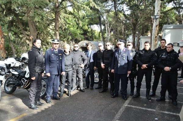 10 μοτοσυκλέτες δώρισε ο Δημήτρης Γιαννακόπουλος στην ΕΛ.ΑΣ.