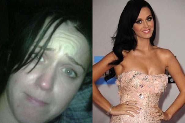 Όταν οι διάσημες κυρίες... ξεχνούν να φορέσουν make-up (pics)