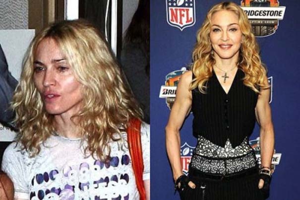 Όταν οι διάσημες κυρίες... ξεχνούν να φορέσουν make-up (pics)