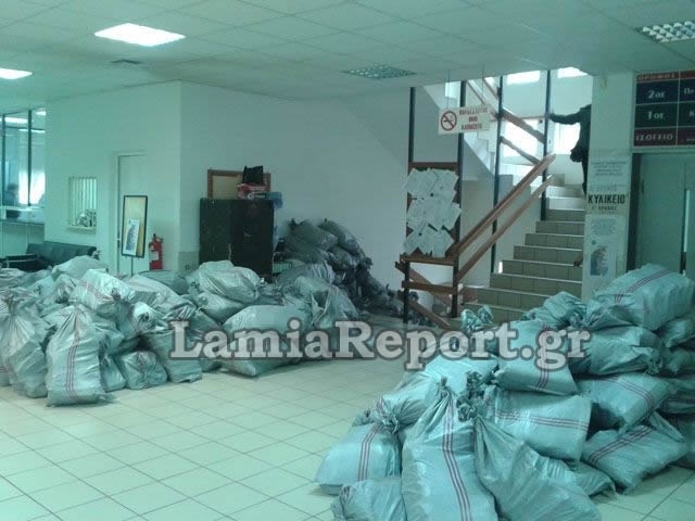 Εικόνες ντροπής στη ΔΟΥ Λαμίας (pics-vid)