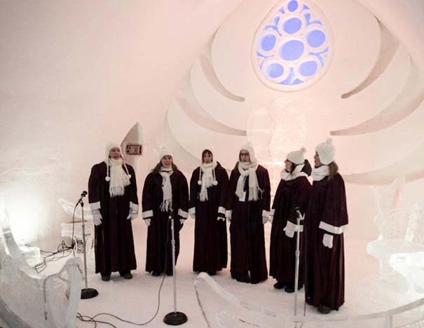 Μαγικό ξενοδοχείο από πάγο! (pics)