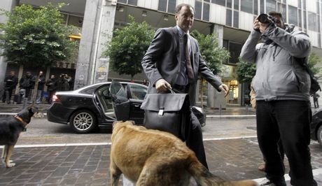 Τα αδέσποτα της Αθήνας υποδέχτηκαν την Τρόικα (Pics)