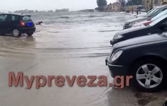 Στο έλεος της κακοκαιρίας η Πρέβεζα (pics-vid)