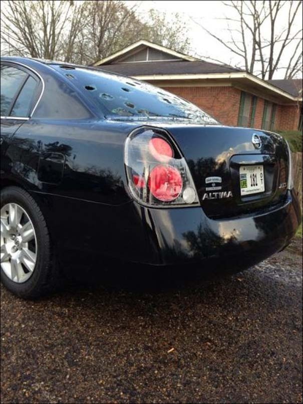 Χαλάζι γιγαντιαίων διαστάσεων στο Μισισίπι των ΗΠΑ  