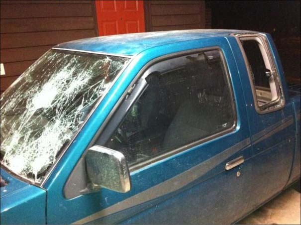 Χαλάζι γιγαντιαίων διαστάσεων στο Μισισίπι των ΗΠΑ  