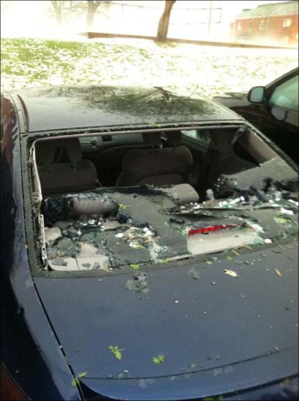 Χαλάζι γιγαντιαίων διαστάσεων στο Μισισίπι των ΗΠΑ  