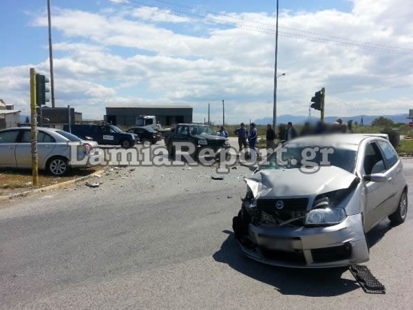 Λαμία: Δύο καραμπόλες σε διάστημα λίγων ωρών (pics-vid)